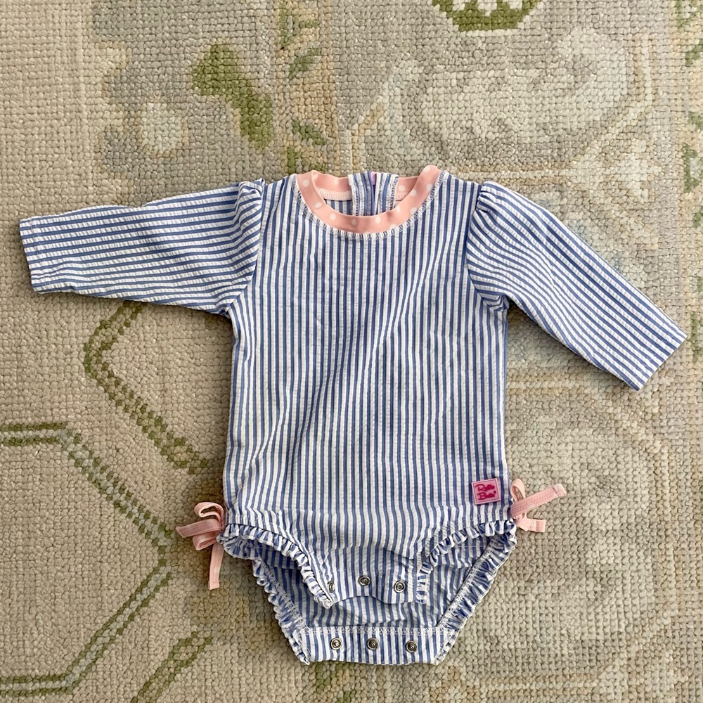 Girls Ruffle Butts Baby Swimsuit